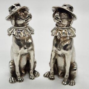 A PAIR OF RARE VICTORIAN NOVELTY CAST …